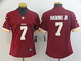 Women Nike Redskins 7 Dwayne Haskins Jr Burgundy Vapor Untouchable Limited Jersey